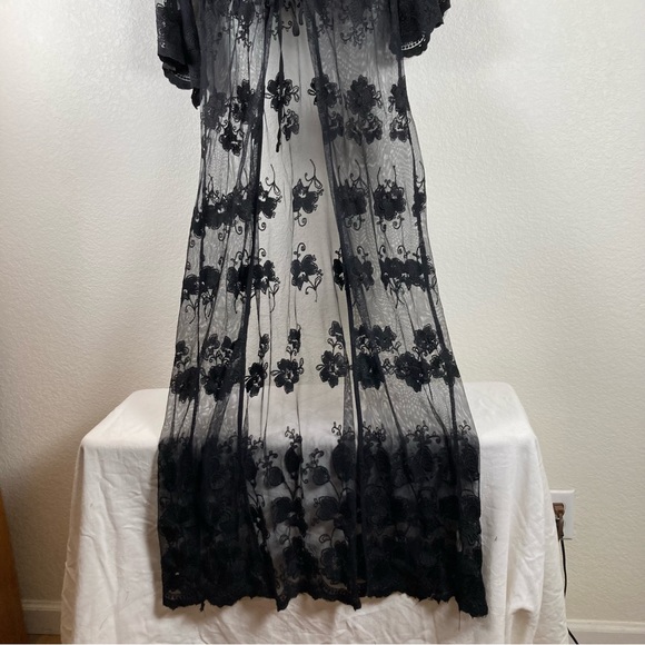 Onetheland Womens sz S Boho romantic feminine dark fairy goth Whimsigoth pinoire - Picture 7 of 9